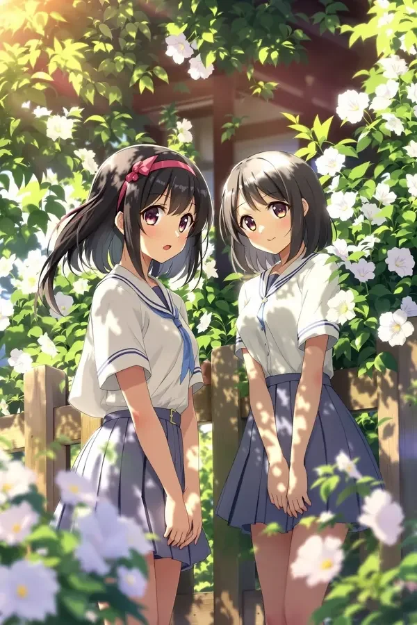 牵牛花与加奈 - 哔咔漫画官网百合番剧封面