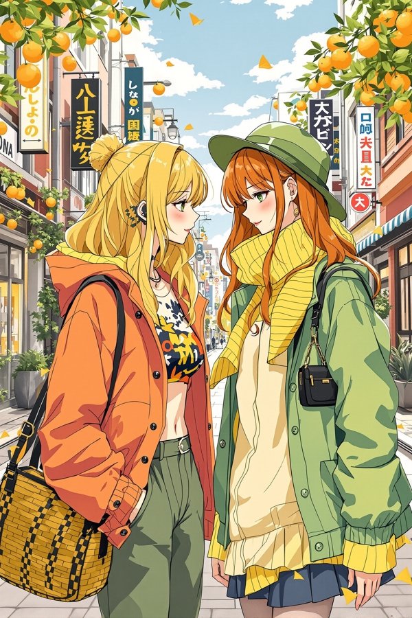 柑橘味香气 - 哔咔漫画官网百合番剧封面