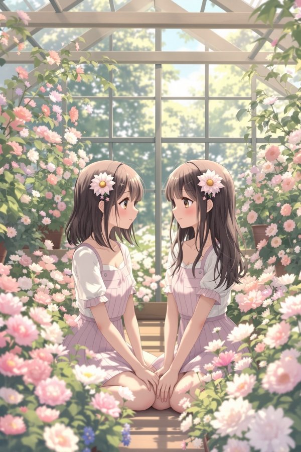 花开两生 - 哔咔漫画官网百合番剧封面